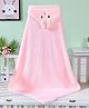 Butterthief New Born Baby Super Soft Hooded Bath Towel - Pink