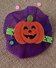 Krisha's KALACAREE Halloween Theme Pumpkin Emblished Aligator Clip - Purple