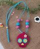 Krisha's KALACAREE Halloween Theme  Spooky Skull Necklace - Pink