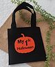 Krisha's KALACAREE Halloween Theme Fun Felt Trick Or Treat My 1st Halloween Embelished Bag - Orange