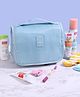 Multi Utility Organizer Pouch Cum Travel Kit with 6 Pockets - Aqua Blue