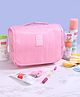 Multi Utility Organizer Pouch Cum Travel Kit with 6 Pockets - Pink