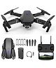 Foldable Drone with Camera: Remote-Controlled Quadcopter and Mini Aeroplane for Kids and Beginners  Professional and Toy Drone (Black)