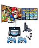 Zyamalox Ultimate Handheld Game Console & Tv Video Game Set for 2 Players: Play Classic Inbuilt Games Like Snow Bros, Super Mario, Contra, Double Dragon, and More (IR Gun Will Not Be Response to Led Tv)