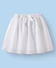 Mark & Mia Above Knee Length Skirt with Checks & Bow Detailing - White