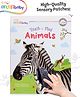 Intellibaby Touch N' Feel Animals Story Board Book | Sensory Learning with Soft Textures & Vibrant Images | Discover Wild Life | Tactile Skill Development | Ideal for Gifting | Paediatrician Approved