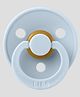Bibs Colour Latex Round Pacifier Nipple Size 1 Pack of 1 - Baby Blue