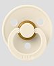 Bibs Colour Latex Round Pacifier Nipple Size 2 Pack of 1 - Ivory