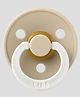 Bibs Colour Glow in the Dark Latex Round Pacifier Nipple Size 2 Pack of 1 - Vanilla Glow