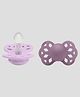 Bibs Infinity Silicone Symmetrical Pacifier Nipple Size 1 Pack of 2 - Violet Sky / Mauve