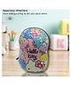Pollo Klassik Small 5 L Backpack, kids bacpack, Princess bag, School, Travel, Everyday, Classic, Adjustable straps, Girls bag, Beautiful bag ,Fashionable, Printed ,Zip bag  (Multi Color) - Height 5 inch