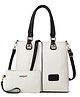SYGA Women's Bag Single Shoulder Crossbody Bag Letter Wrist Bag(White)