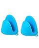 SYGA Set of 2 Silicone Pinch Grip Mitten Oven Mitt Gripper Grip Kitchen Potholder Utensil Tool, Blue - 2 Pcs