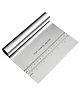 Syga Stainless Steel Cake Smoother with Scale Cutting Knife(Silver)