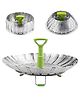 SYGA Small Stainless Steel Steamer Basket for Vegetable/Insert for Pots, Pans for steam boiling cooking (5.5