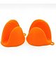 SYGA Set of 2 Silicone Pinch Grip Mitten Oven Mitt Gripper Grip Kitchen Potholder Utensil Tool, Orange - 2 Pcs
