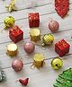 eCraftIndia Multicolor Christmas Tree Decoration Items - Balls, Gifts, Drums