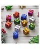 eCraftIndia Set of 12 Multicolor Gift Boxes Christmas Tree Hanging Ornaments - Christmas Decoration Items