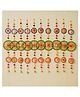 eCraftIndia 10 Pieces Green & Pink Pom Pom Wall Hangings Toran