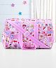 Multipurpose Diaper Bag Sunny Day Print With PVC Material-Pink