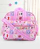 Diaper Bag Multipurpose Sunny Day Print With PVC Material-Pink