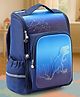 Dino Themed School Backpack Blue - 16 Inches