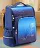 Dino Themed School Backpack Blue - 16 Inches