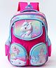 ZOE Unicorn Print School Backpack Pink - 16 Inches