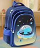 Space Printed School Backpack Blue - 16 Inches