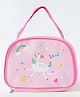 Lunch Box Bag With Unicorn Print - Pink