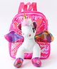 Play Nation Sequin Unicorn Soft Toy Bag|1 Main Compartment|Long lasting and Durable Zippers| For School, Travel and Outdoors|Pink- 11inches