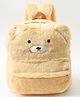 Play Nation Bear Soft Toy Bag|1 Main Compartment, 1 Pocket|Long lasting and Durable Zippers| For School, Travel and Outdoors|Brown- 13inches