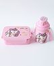 Freezer & Leak Proof Lunch Box Set with Water Bottle Unicorn Print - Pink