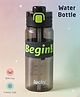 ZOE Begin Nice Day Sports Water Bottle|BPA Free|Leak Resistant|Freezer Safe| 710 ml|Perfect for School Kids & Outdoors|Black