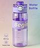 Begin Nice Day Sports Water Bottle|BPA Free|Leak Resistant|Freezer Safe| 710 ml|Perfect for School Kids & Outdoors|Purple