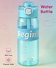 Begin Nice Day Sports Water Bottle|BPA Free|Leak Resistant|Freezer Safe| 710 ml|Perfect for School Kids & Outdoors|Blue