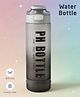 ZOE Regular Water Bottle with PH Bottle Print|BPA Free|Leak Resistant|Freezer Safe| 1000 ml|Perfect for School Kids & Outdoors|Grey