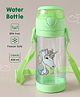 Unicorn Print Leak Proof Sipper Bottle Green - 450 ml