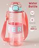 ZOE Sports Water Bottle|BPA Free|Leak Resistant|Freezer Safe| 800 ml|Perfect for School Kids & Outdoors|Pink