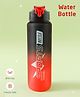 ZOE Sports Water Bottle|BPA Free|Leak Resistant|Freezer Safe| 1000 ml|Perfect for School Kids & Outdoors|Black+Pink