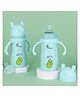 R for Rabbit Steebo Fusion Premium Stainless Steel Spout Cup for Baby, Leak & Spill Proof  for Baby Boy & Girl of 6+ Months (270ml, Lake Blue)