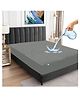 GADDA CO 100% Waterproof Premium Cotton Mattress Protector King Size 78x72 Inches (Grey)
