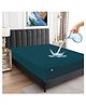 GADDA CO Mattress Protector Waterproof Fitted Cover Cotton Queen Size Mattress Protector (Peacock)