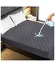 GADDA CO Waterproof Cotton-Feel Quilted Mattress Protector Queen Size, Hypoallergenic, Noiseless, Ultra-Soft Fitted Bed Protector, 78x60 Inches , Grey