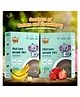 Burpease Combo Of Pratham Aahaar Pro - Strawberry + Banana Flavour - Goodness Of Strawberry & Banana - No Preservative - 400g +400g - Pack Of 2