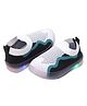 Priaansha Kids Mesh Detailed Colour Blocked Slip On LED Shoes - White
