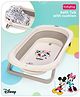 Babyhug Disney Foldable Baby Bathtub with Cushion & Mickey & Friends Graphics -White