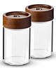 Bergner Acadia Borosilicate Glass Jar 260 ml (2 Pcs)