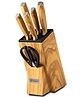 Bergner Olive Garden Stainless Steel 7 Pcs Knife Set