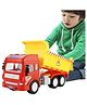 Sanjary Dumper Truck Huge Size Push and Go Toy for Kids with Sound and Lights Dumper Truck for kids color design may vary